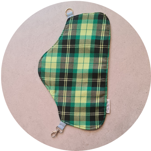 Derka błyszczący brąz z perełkami - obrazek 4