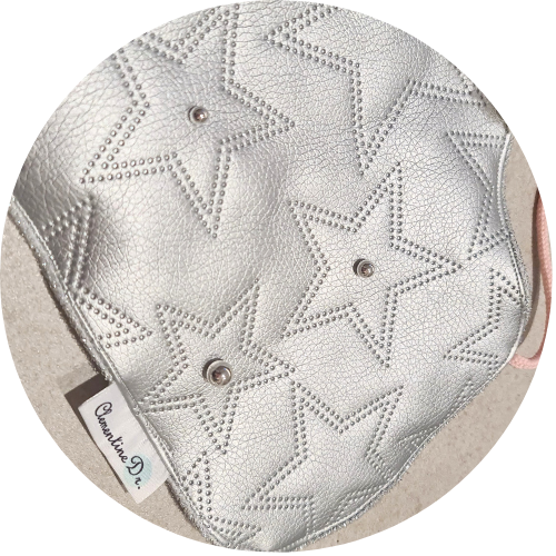 Derka z ekoskóry srebrna A4 - obrazek 4