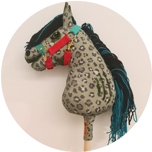 Hobby horse A4 moro z kantarem - obrazek 2