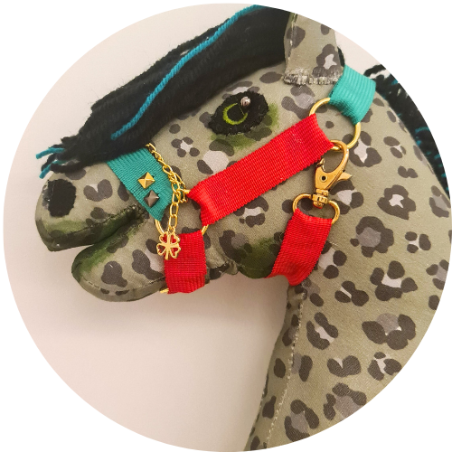 Hobby horse A4 moro z kantarem - obrazek 7