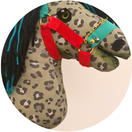 Hobby horse A4 moro z kantarem - obrazek 6