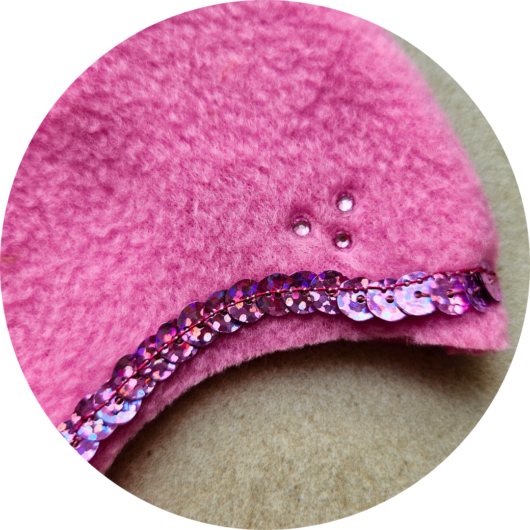 Nauszniki róż A4 - obrazek 2