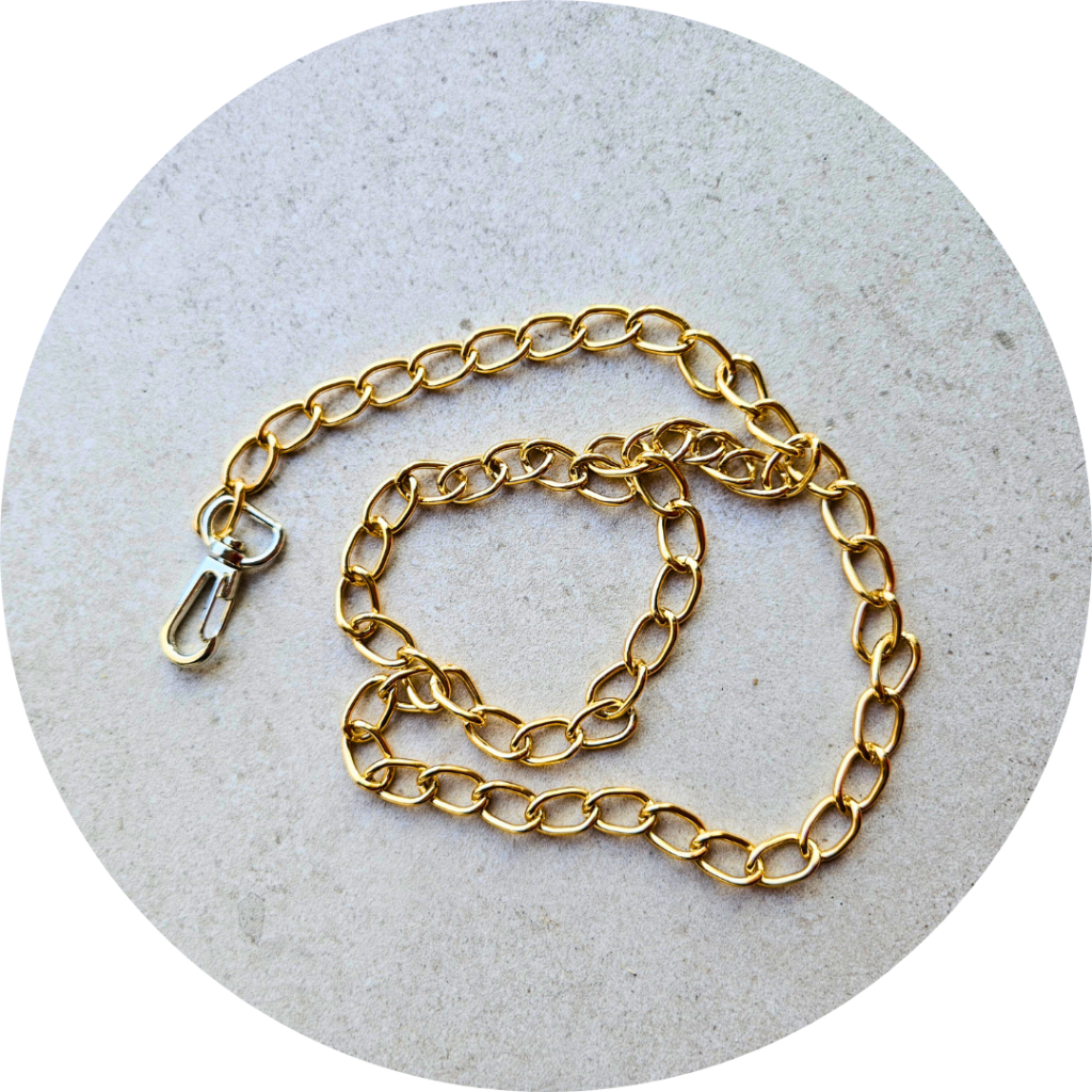 Kantar halter dla hobby horsa A4 łańcuszek