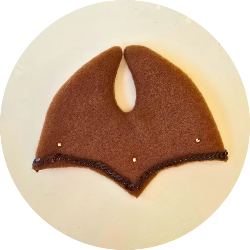 Nauszniki brązowe A4